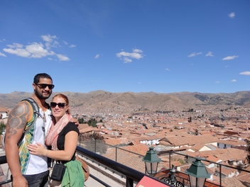 Looking out over Cusco